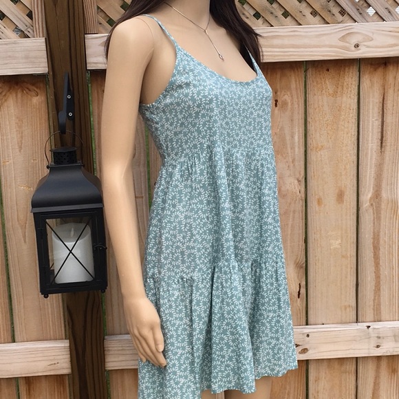 PEASANT BOHO TINY BLUE FLOWERS - Picture 3 of 8